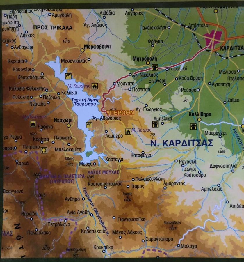 Ξενώνας Παρατηρητήριο Υπερώον Agios Athanasios  Esterno foto